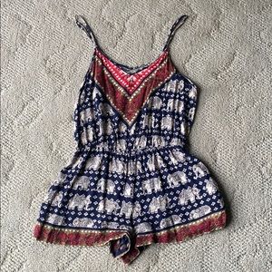 Elephant print Romper!